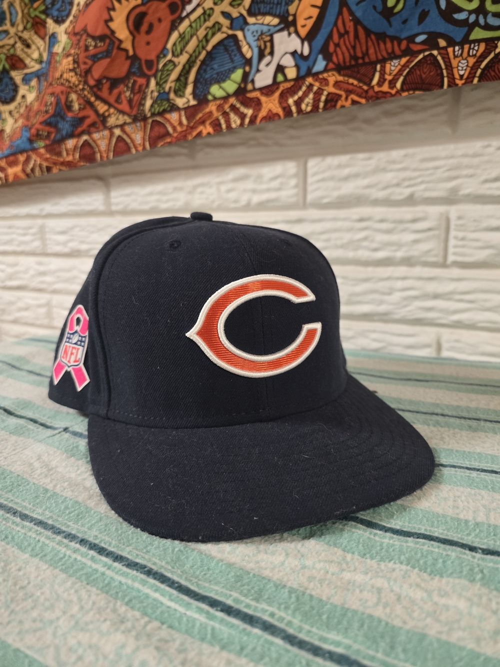 New Era Chicago Bears Navy Fitted Hat